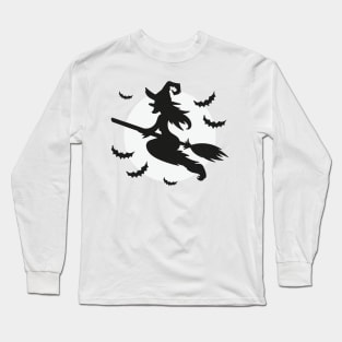 Halloween Witch Long Sleeve T-Shirt